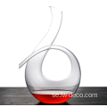 Lead-Free Crystal Swan Wine Decanter Glass Carafe